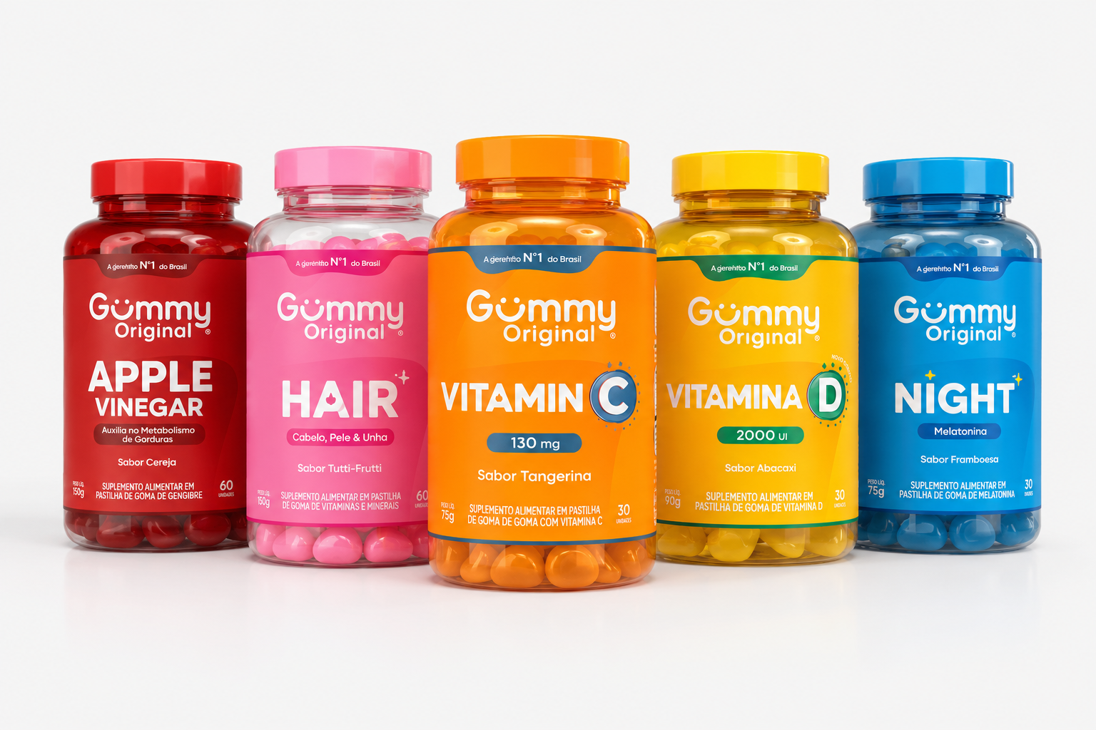 Kit Gummy® 5 Unidades Completo