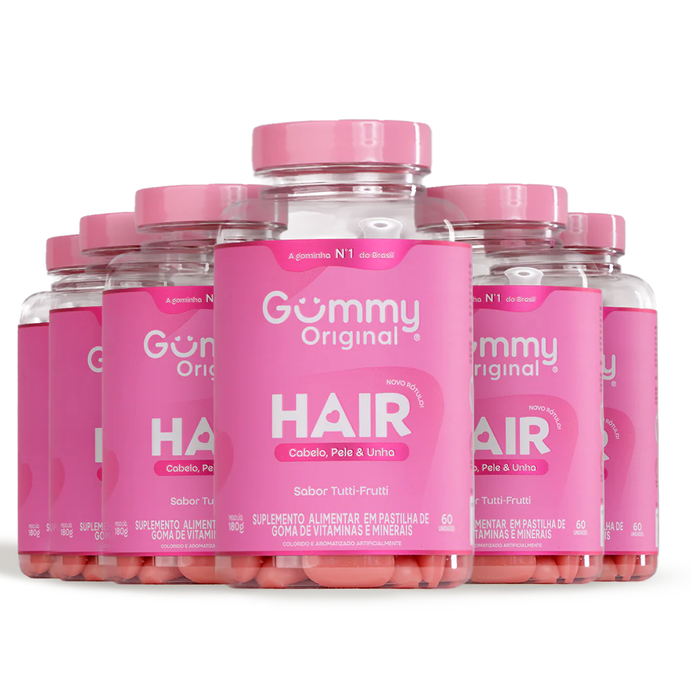 Kit 6 Gummy Hair®