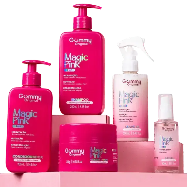 Kit Capilar Gummy Magic Pink