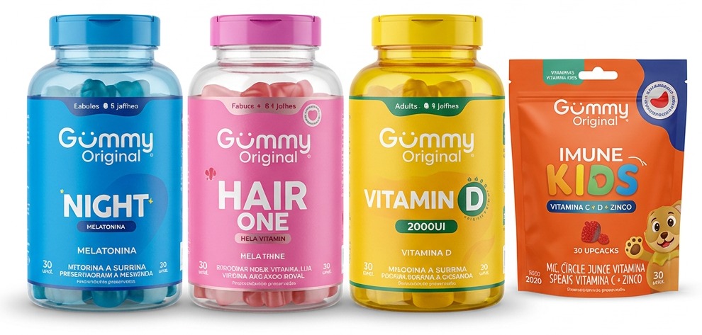 Combo Night + Hair One + Vitamina D + Imune Kids de brinde