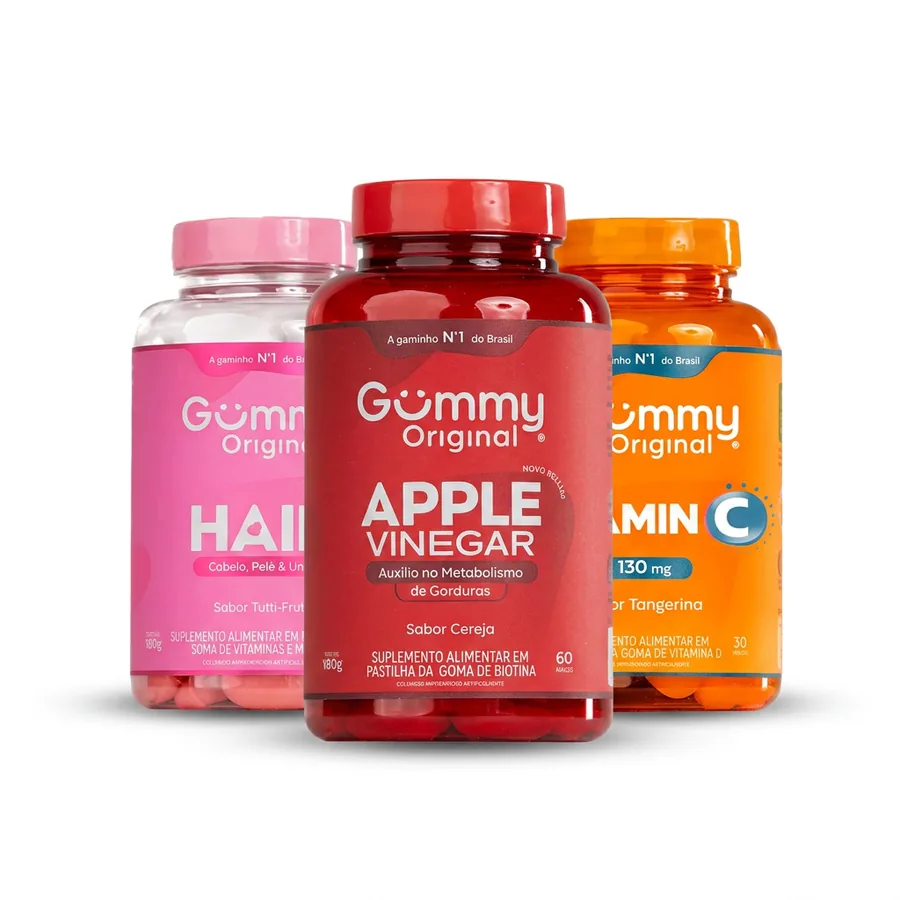 Kit Gummy® Trio Imunidade & Beleza