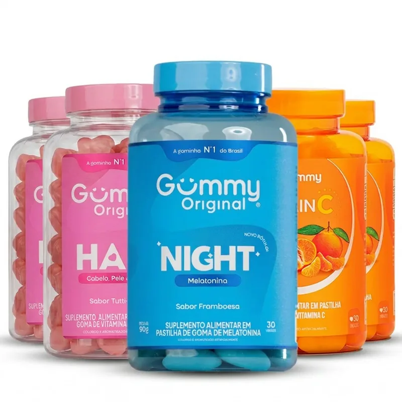 Kit Gummy® Trio Bem-Estar 6 Unidades